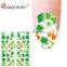 gel,neon clover nail sticker,custom nail art sticker