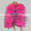 Feather Showgirl Latin Drag Leotard Coat