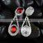 Red Rhinestone Fashion Earring Designs New Model Earrings J0685F08Y