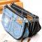 Creative denim shorts big capacity pencil case