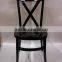 cheap oak cross back dining chair for event