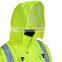 Safety Water Resistant Jacket,Class 3 Lime Hi Vis Workwear