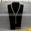 professional custom wholesale shell pearl and chain choker necklace