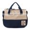 5pcs/set Multifunction Baby Boom Travel Diaper Tote Bag Handbag with changing pad,Dark Blue