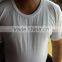 Roll Sleeves Scoop Neck T-shirt