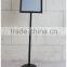 Custom indoor metal sign board post stand