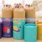  china recyclable kraft paper tube box for pencil