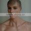 lifelike European male mannequin with make-up face and hair