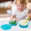 Fashion suction bpa free pp sectioned kids dinner Feeding Baby Bowl