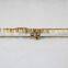 16 holes gold lacquer keys flute