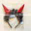 Wholesale cheap halloween decorative headband red devil headband