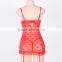 2016 In stock transparent sexy plus size lingerie