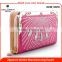 Ladies Bling Crystal Decoration Customized Travle Wallet