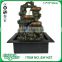 Feng Shui round rockery water fountain waterscape ornaments creative bonsai aquarium crafts decoration waterwheel humidifier
