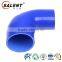 16mm>13mm(5/8''>1/2'')90 Degree Elbow Reducing Blue Silicone Hose