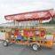 Electric quadricycle drink bike beer bicycle beer bike bier trike