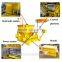 Huali brand Concrete Interlocking block Machine/ hollow block machine for sale QMY6-25