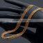 Gold plated rolo chain 17inch W clasps necklace chain for women men