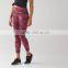 Sublimation Printed Colorful Tight Custom Women Yoga Pants Wholesale