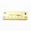 Custom made engraved metal name luggage tag