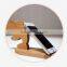 Customized wood cell phone accessory display stand