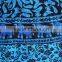 HIPPIE ETHNIC INDIAN COTTON HAND BLOCK PRINT WRAP AROUND SARONG Blue SKIRT