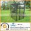 Metal large welded mesh aviary bird house outdoor garden black PVC aviary cage