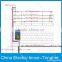 Barrier system integrated electric fencing high voltage system for perimeter security