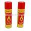lighter gas refill 250ml butane gas cartridge