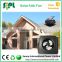 Natural sun powered energy efficient roof mounting dc motor driven solar exhaust fan for home