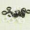 Cubic Glazed Zirconia Ceramic Ring Black Brushed 5mm
