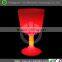 Cup shape round led lighted beer container for drink