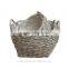 Grey Wash wicker Birds Nest