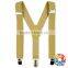 fashion colorful metal adjustable clip suspenders