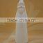 Decorative christmas ceramic with white santa claus shape for wholesale