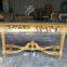 Made in China Foshan factory baroque furniture console gold