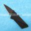 High Quality Free Sample Hot Whole Sale Portable Mini Credit Card Knife