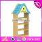 Handmade multi-function kindergarten children furniture wooden toy storage ideas W08C179