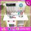 New style kids pretend play wooden toy play kitchen W10C293