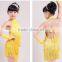 Hot selling tassel backless latin dance wear for sale RH001