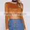 long sleeve wrap sexy top latest design women fancy saree blouse designs