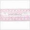 Kearing manufacture 5*50cm straight flexible 1.2mm thickness sandwich line plastic garment ruler for fashion design#8003