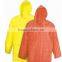 Adult Yellow 100% PVC Rain Poncho with Sleeves for Promotion