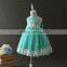 latest baby frock design pictures summer wedding flower dress with green color