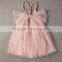 Factory Wholesale Girl Party Dress Big Bow Tulle Girl Wedding Dresses