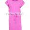 Sweet pink comfortable high quality slim fashion women dress