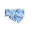 Black gingham bow knot headband for baby hair accessories cute design