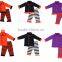 Children Pyjamas 100% Cotton Toddler Girls Ruffle Stripe Kids Halloween Pajamas