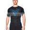 Wholesale Fashionable Mens Polyester Spandex Gym T-shirt Gym Wear