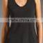 Sanded Jersey Wide Strap Plain Tank Top